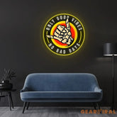 Only Good Vibes Neon Sign x Acrylic Artwork